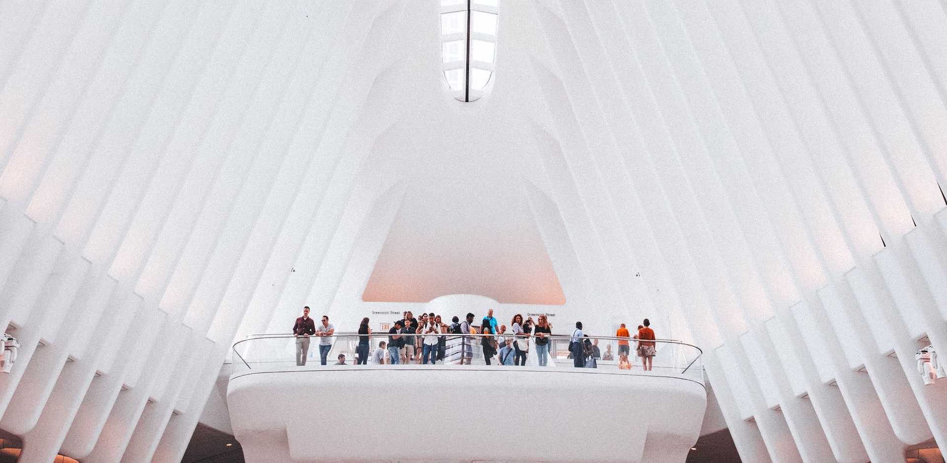 The "Oculus" at World Trade Center station in New York City